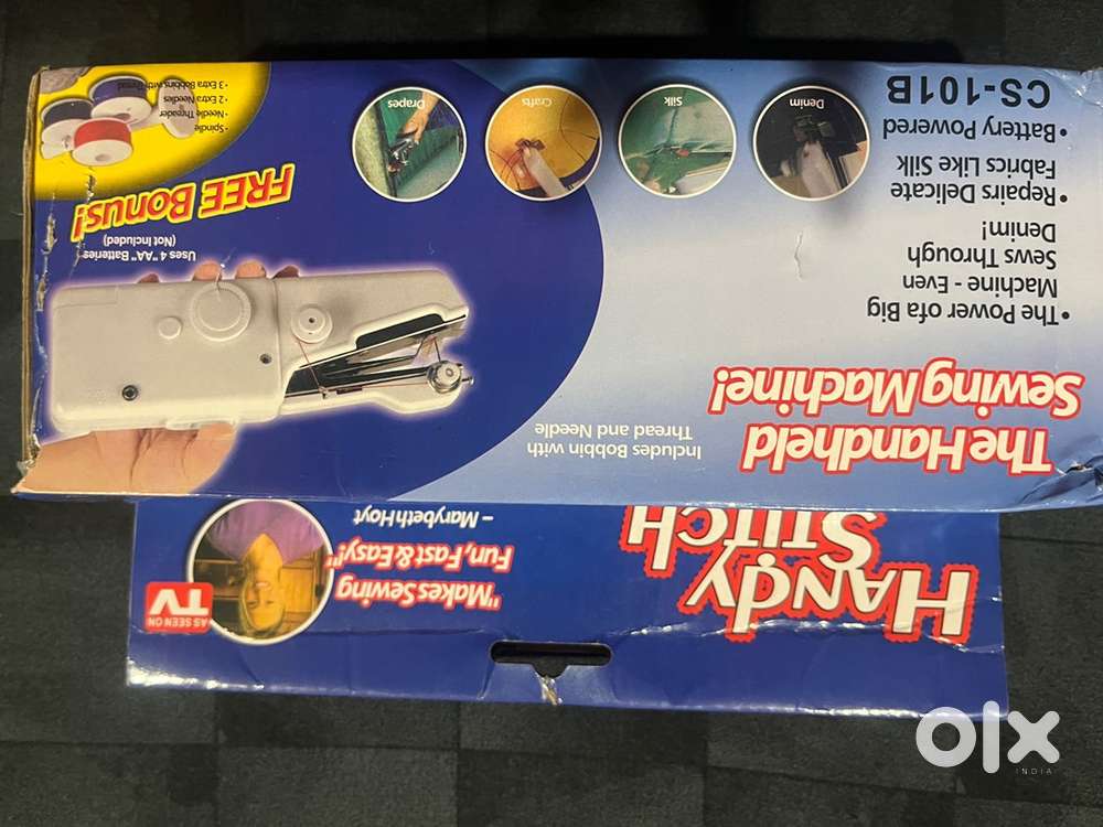 Portable hand sewing machine