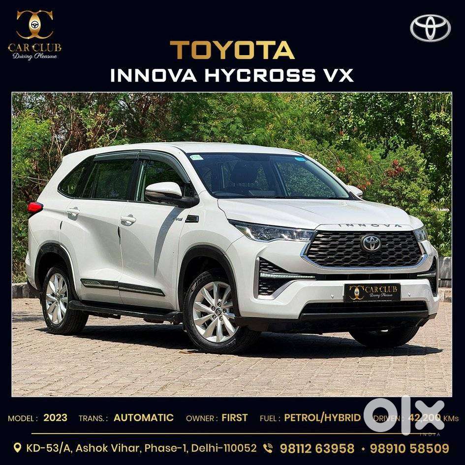 Toyota Innova Hycross 2.0 Vx Hybrid 7 Str, 2023, Petrol