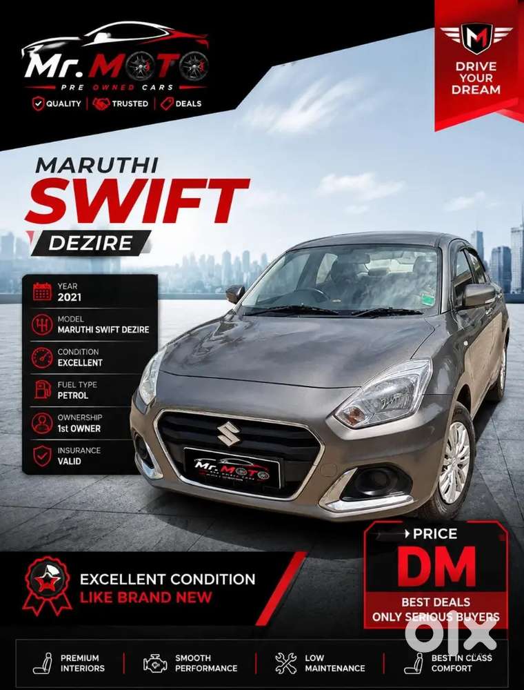 Maruti Suzuki Dzire 2021 Manual Vxi