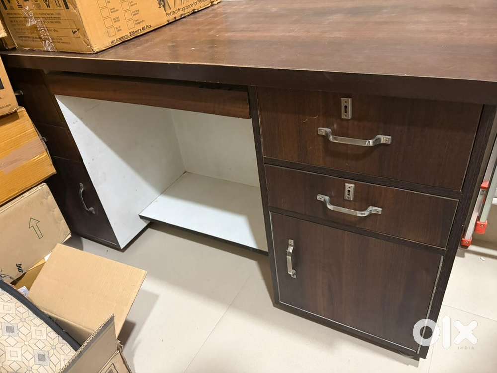 Premium Wooden Office Desk with Drawers & Storage | ₹20,000