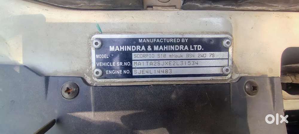 Mahindra Scorpio S10 2015 Year