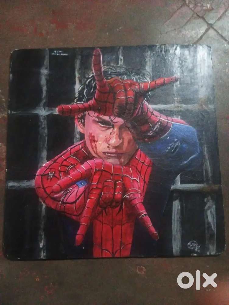 Spiderman brand new day painting