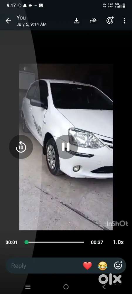 Toyota Etios Liva 2013 Petrol 83k Km