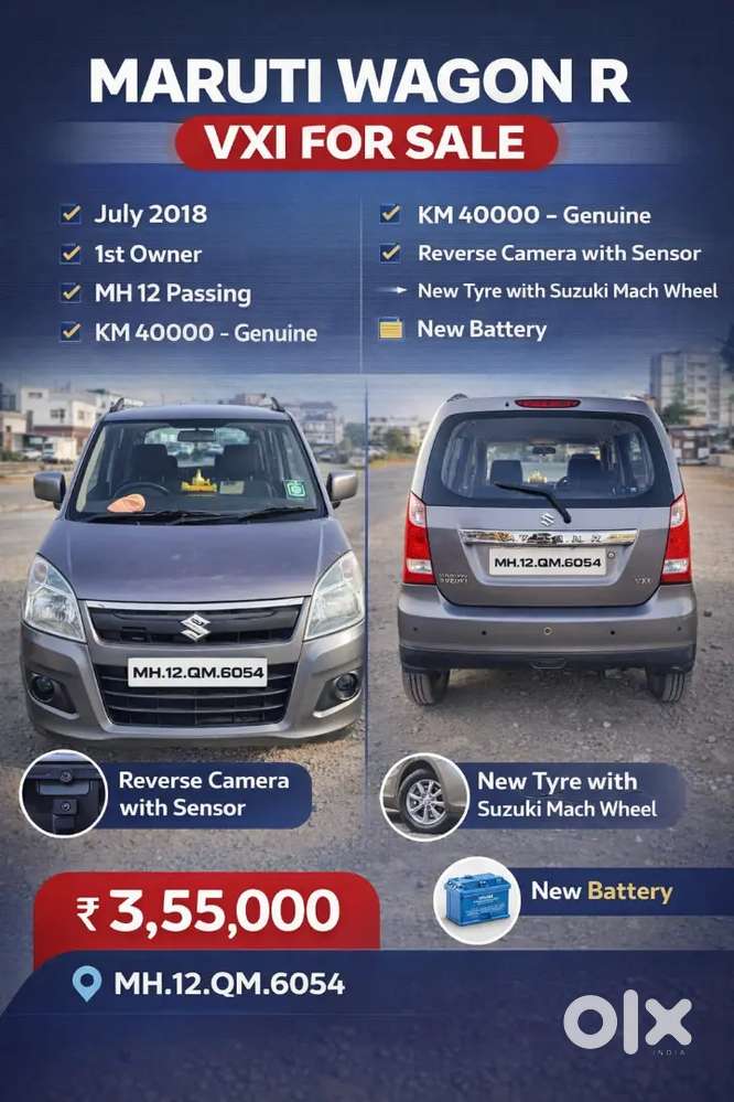 Maruti Suzuki Wagon R 2018 Petrol 40000 Km Driven