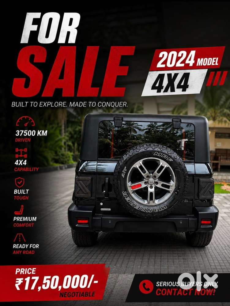 Mahindra Thar 2024 Diesel Automatic 37500 Km Driven