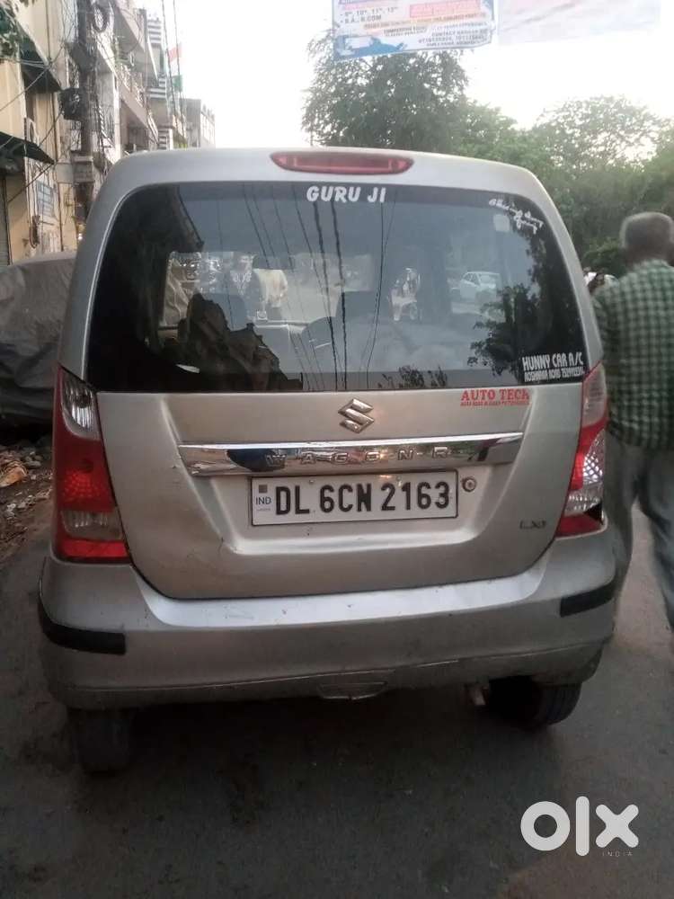 Maruti Suzuki Wagon R 2013 April Cng Company Fitted Green
