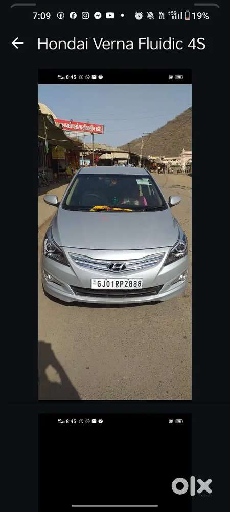 Hyundai Verna 2015 3rd Owner 160000 Km Manual