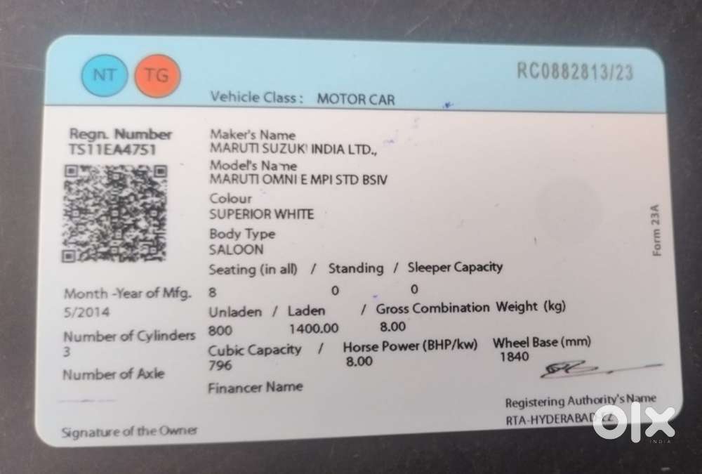 Maruti Suzuki Omni 8 Seater, 2014, Lpg