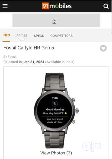 Fossil smartwatch gen discount 5 user manual