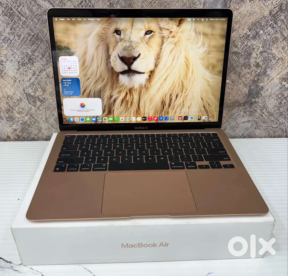 Apple MacBook Air M1 13inch Display Gold Colour 100% Bettery Health Wi