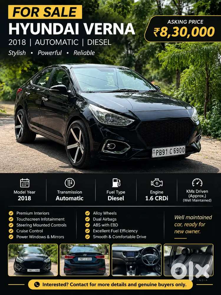 Hyundai Verna Diesel 2018 Automatic