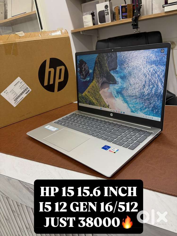 HP 15 i5 13 th 16 inch 16/512gb with box kit sep 2027 warranty