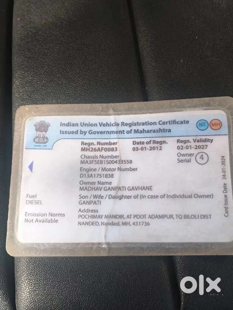 Maruti Suzuki Swift 2012