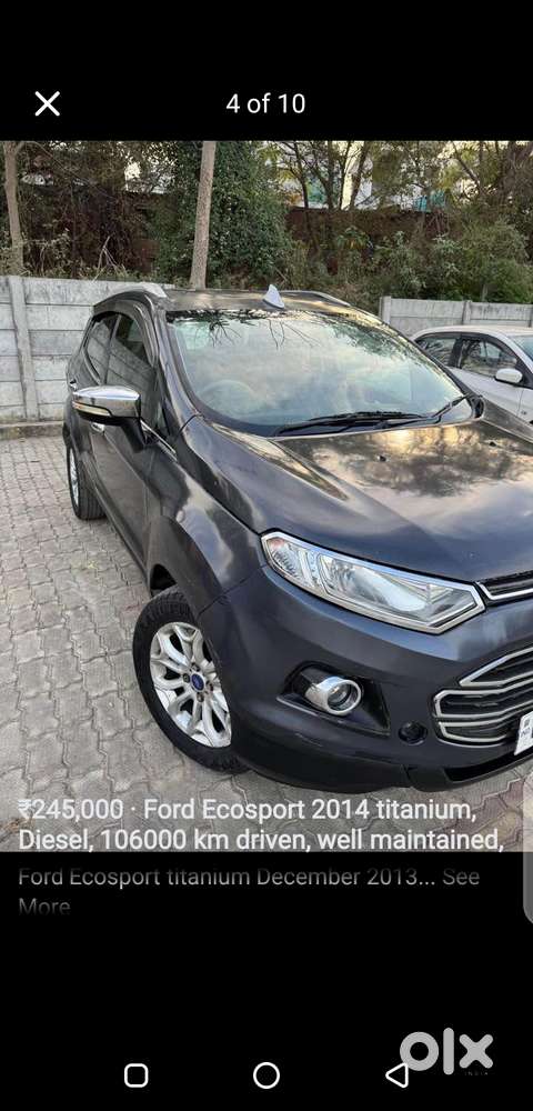 Ecosport Titanium Dec 2013 Owner 3rd 106000 Km Driven Diesel Good Car