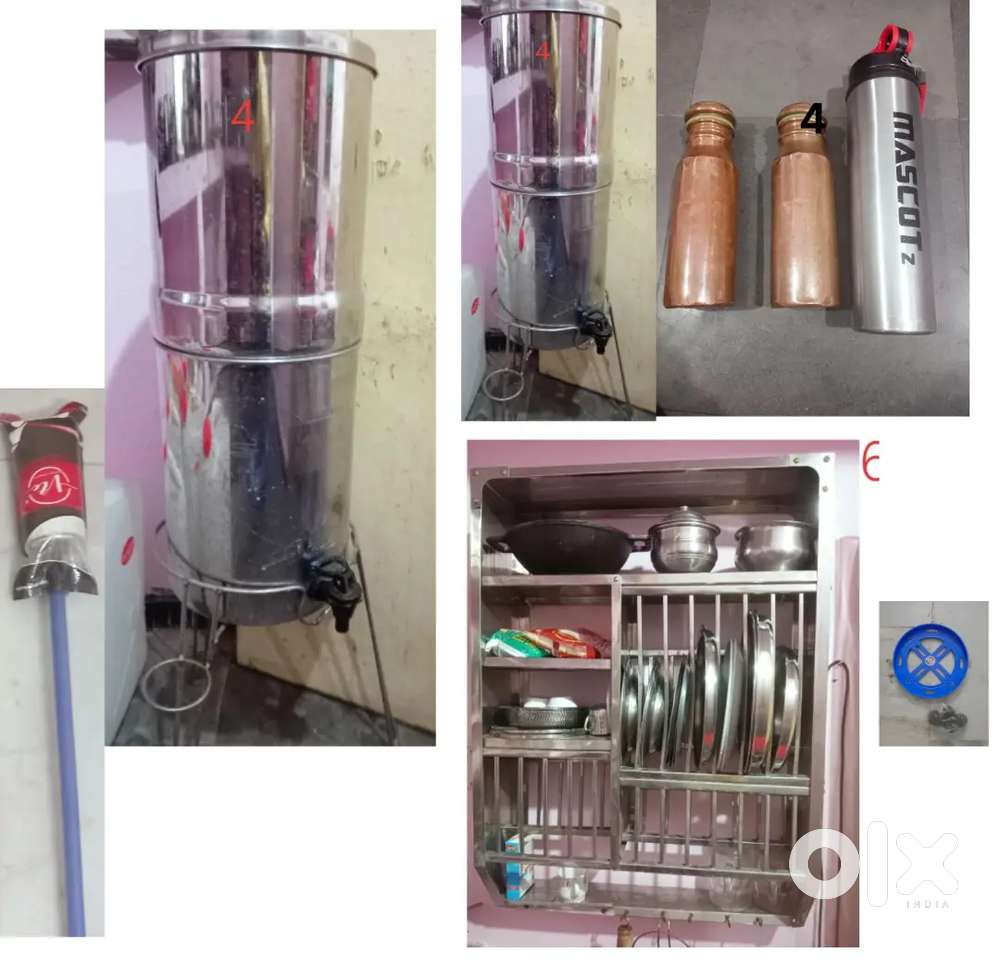 Kitchen m n steel Filter n steel rack.k n all for sale .u