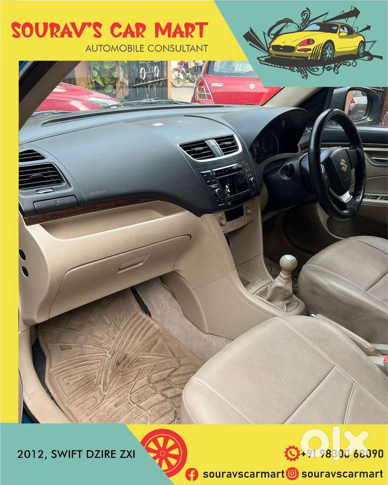 Maruti Suzuki Swift Dzire 1.2 Zxi Bsiv, 2012, Petrol