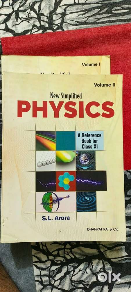 Class 10 Maths Book + Class 11 S.L. Arora Physics Vol 1 & 2