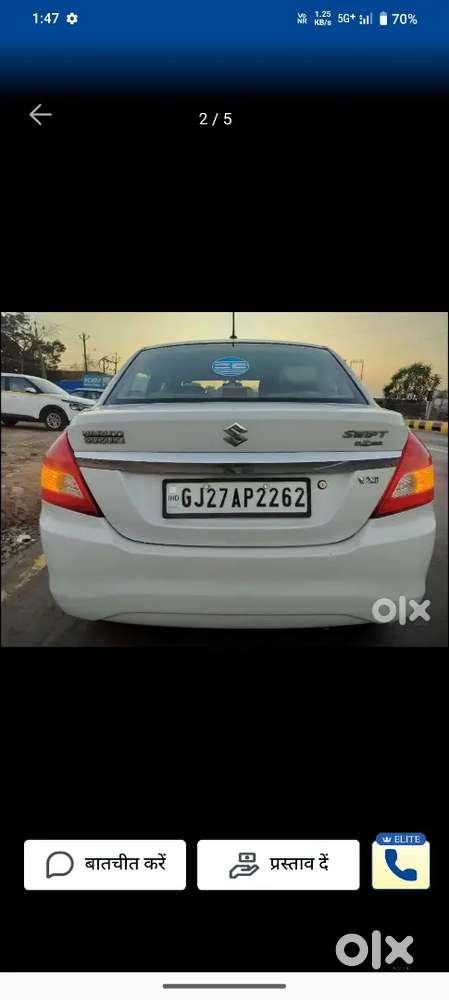 2015 Maruti Suzuki Dzire 1.2 Vxi Cng
