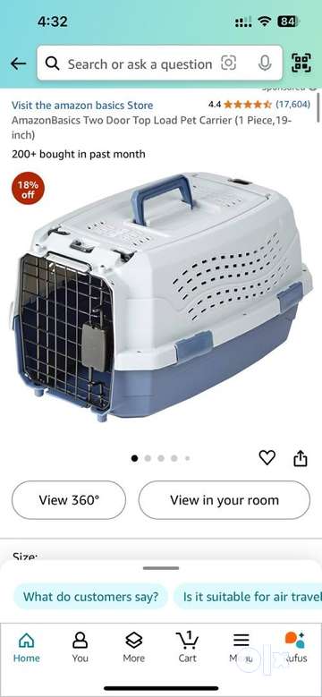 Pet carrier olx sales
