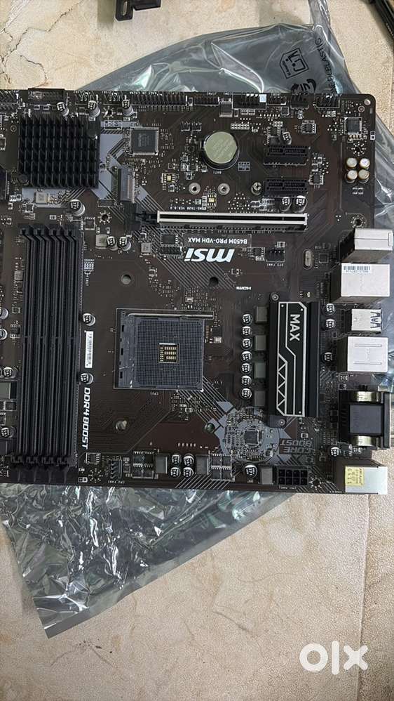 Ryzen 5 3600 processor Corsair DDR4 RAM 3200 and MSI Motherboard