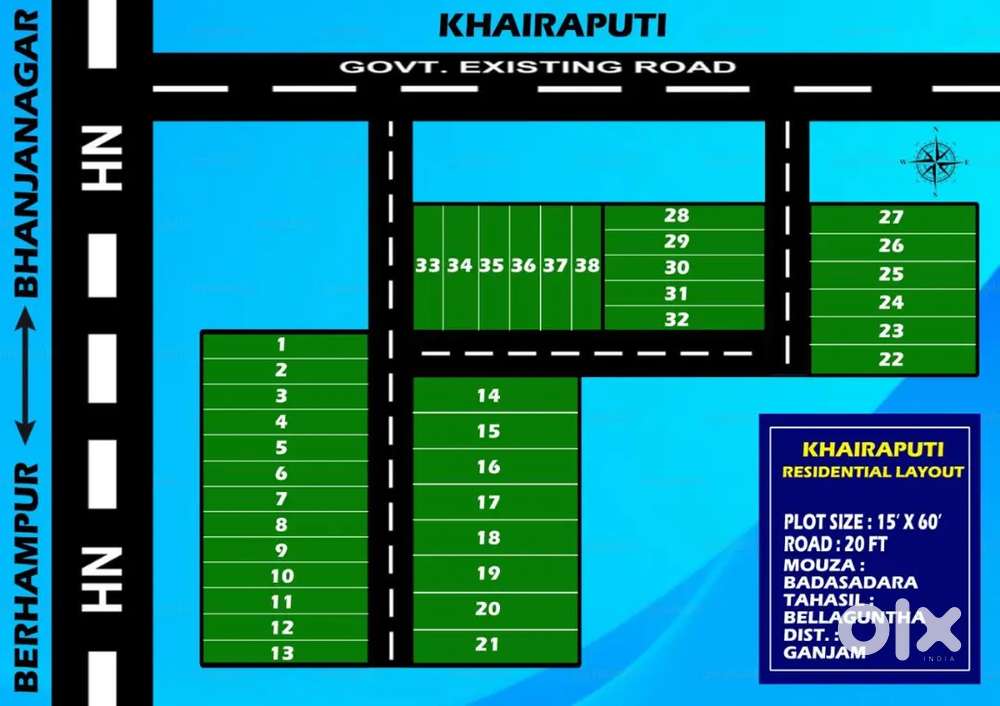 Odisha Ganjam Plot Selling All Areas Plot Available