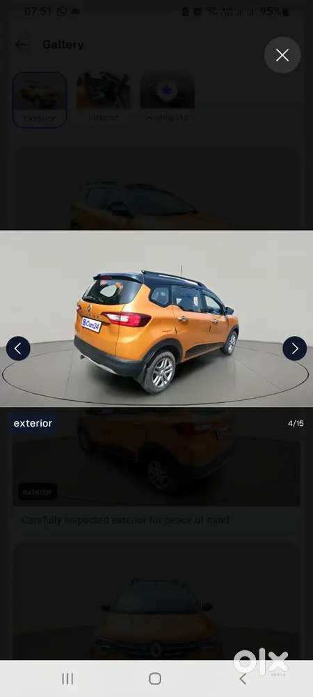 Renault Triber 1.0 Rxz 2021 Dual Tone