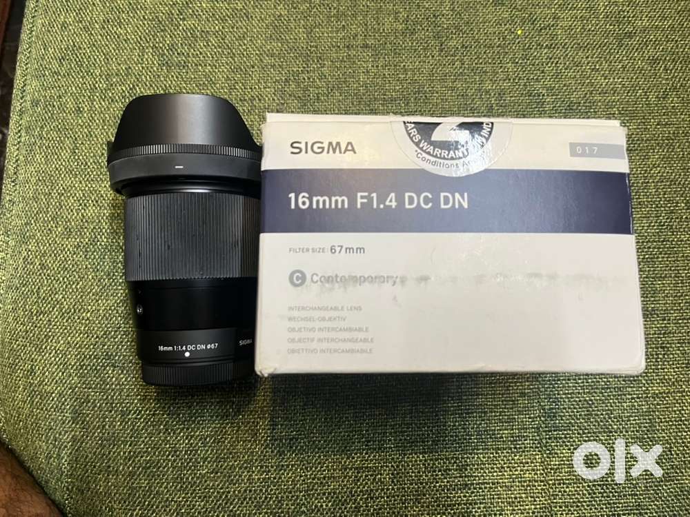 Sigma 16mm F1.4 prime lens for Fujifilm - Cameras & Lenses in