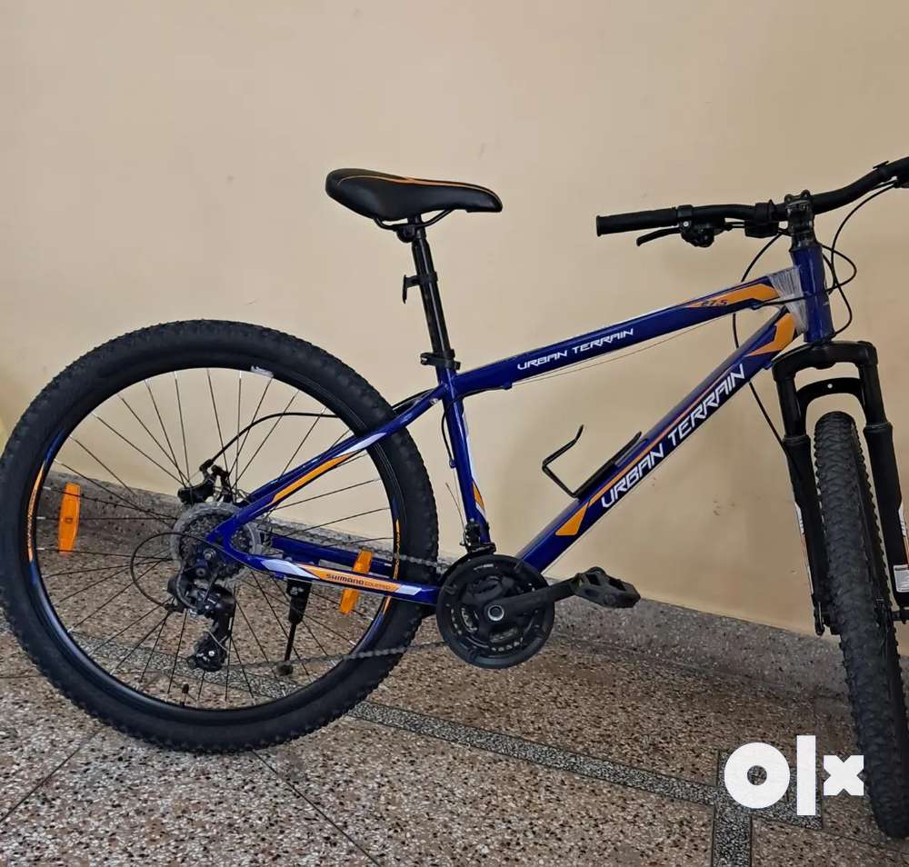 Urban Terrain UT1001 Steel MTB with Shimano Gear light installed Bicycles 1790871589