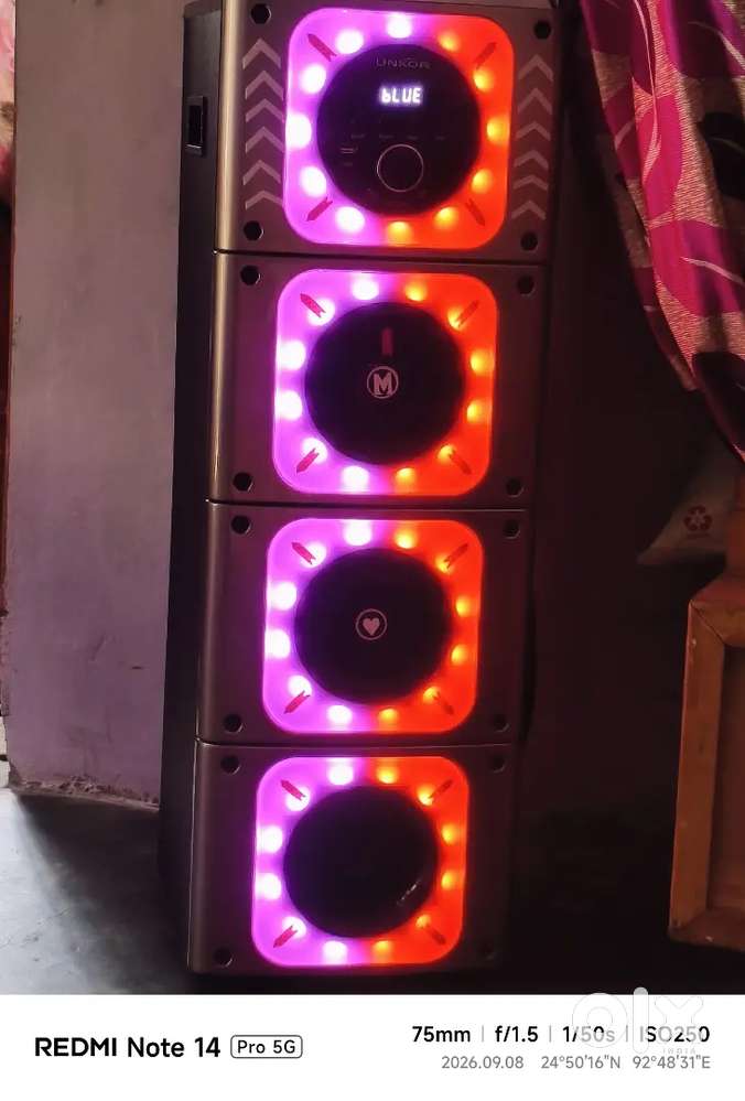 Unikor Tower pair80w Blootooth working heavy bass