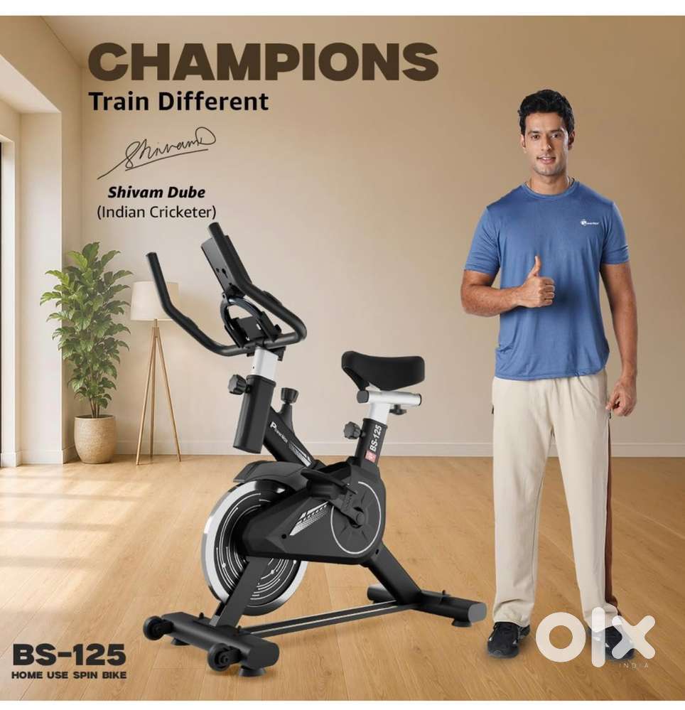 Powermax bs-125 gym cycle with screen  1 month used