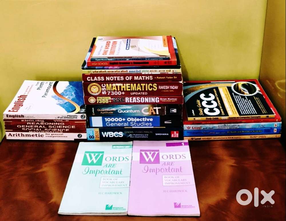 Competitive Exams + Paramount Material + NIELIT (O Level & CCC) books