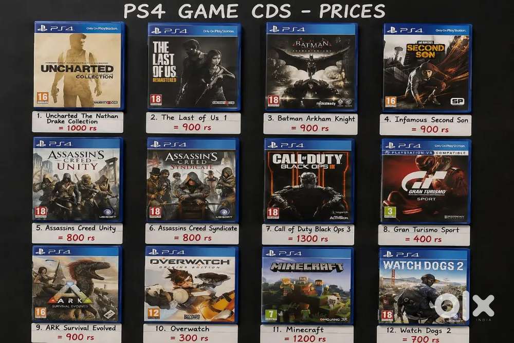 PS4 GAME cd