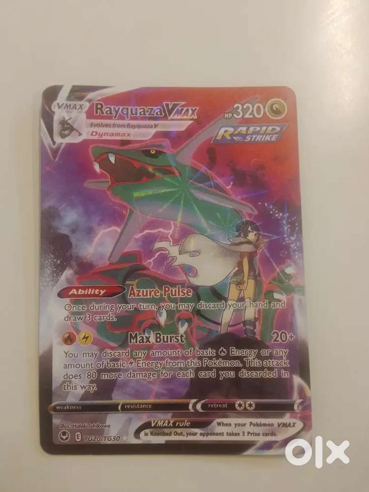 rare pokemon cards rayquaza Rayquaza EX 85/124 main image 1