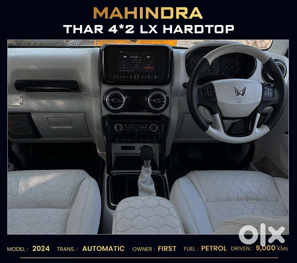 Mahindra Thar Lx Hard Top Petrol At Rwd, 2024, Petrol