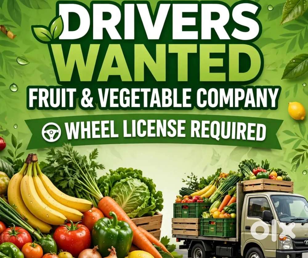 WANTED DRIVERS  FOR FIXED SALARY FOR RETAIL