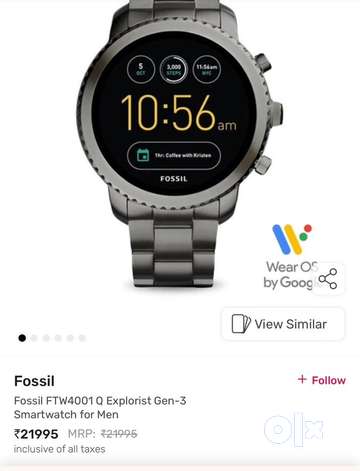 Fossil smartwatch gen 3 q hotsell