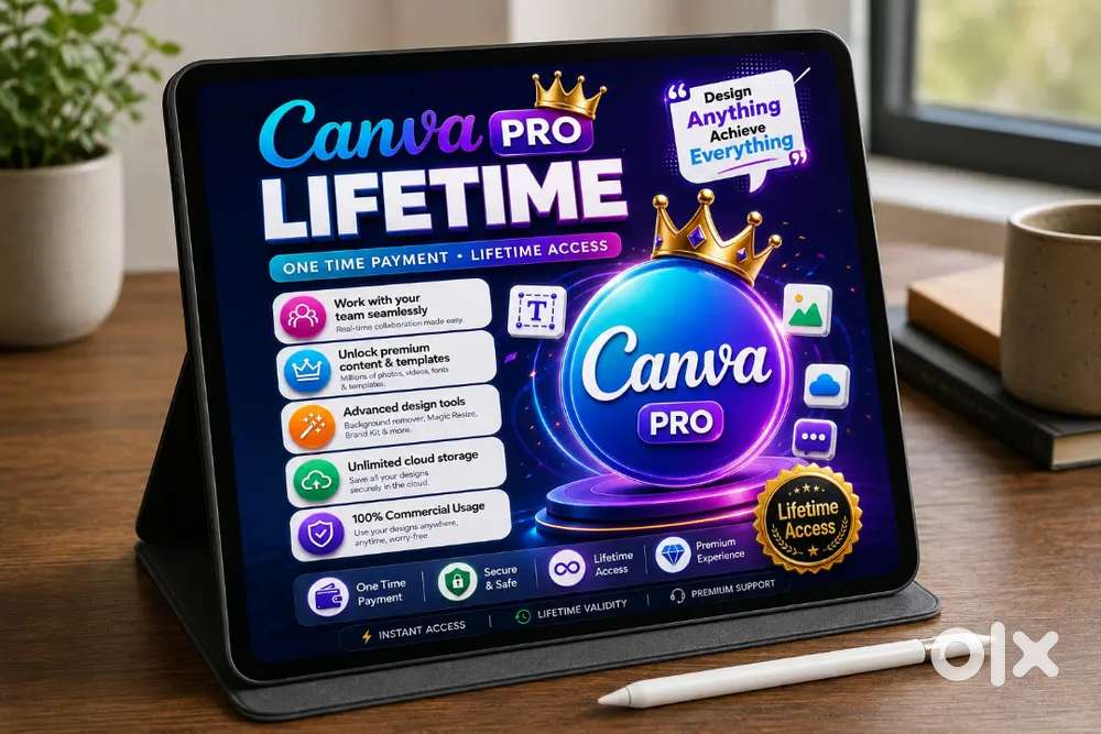 Tablet setup - Comes with Lifetime Pro Design pass