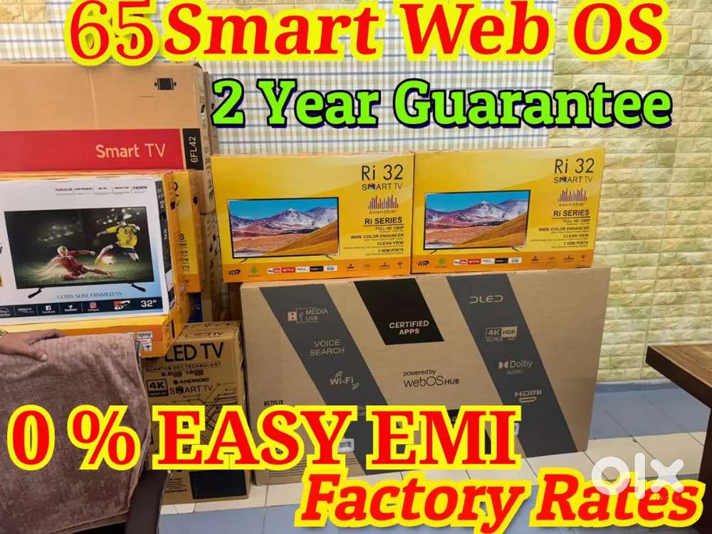 65 Smart Web OS 4K OLED TV // 2 Year Full Replacement Guarantee Bill