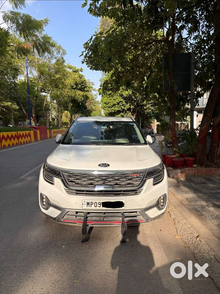 Kia Seltos Gt Line 1.4 Turbo Petrol Mt  2019  White  Top Model