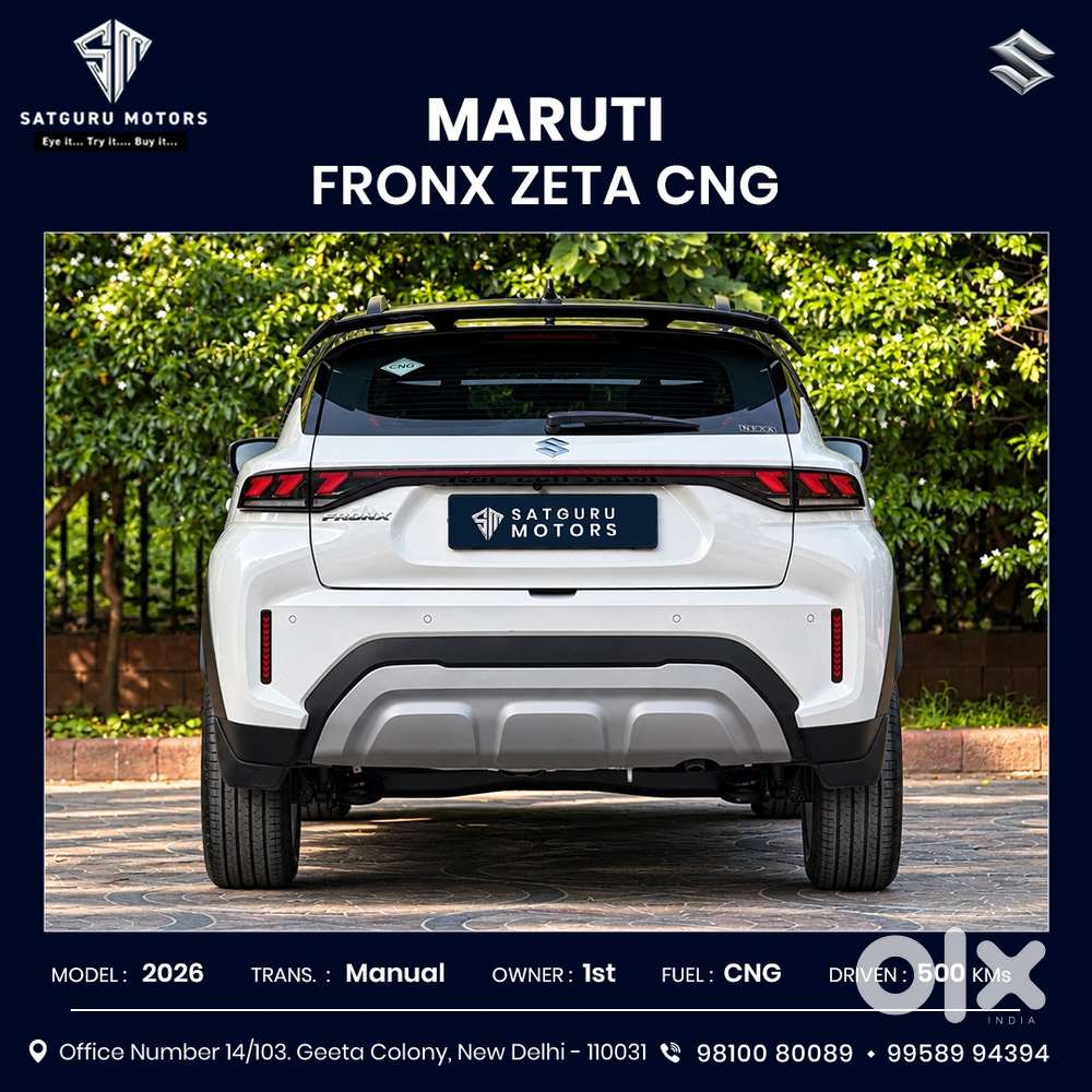 Maruti Suzuki Fronx Delta 1.2 Cng, 2026, Cng & Hybrids