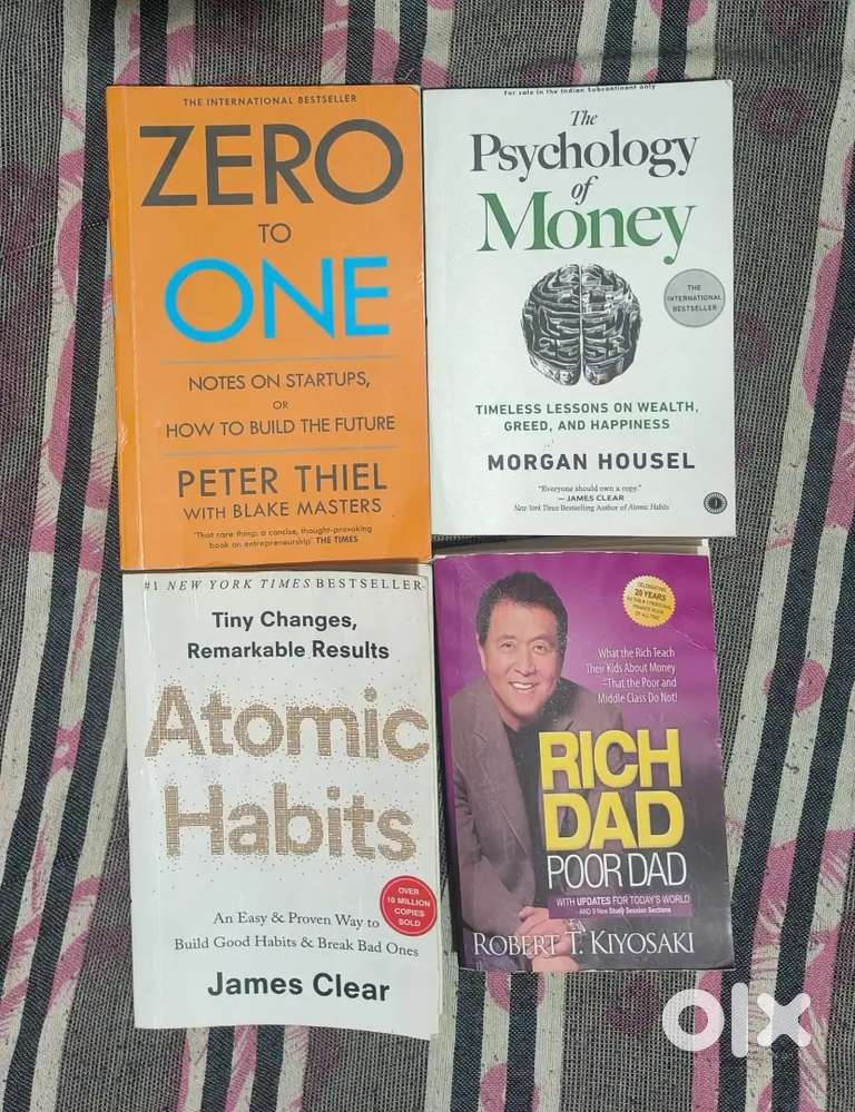 4 Best-Selling Self-Help & Finance Books &ndash; Excellent Condition