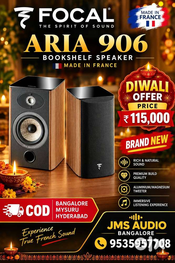 FOCAL ARIA 906 BOOKSHELF SPEAKERS