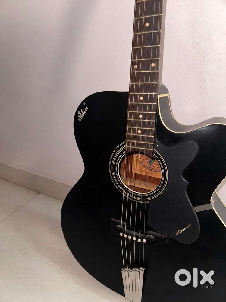 Black Hobmer Acoustic Guitar for Sale