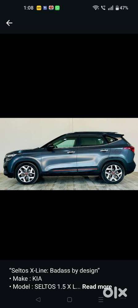 Kia Seltos 1.5 X-line Diesel At, 2022, Diesel