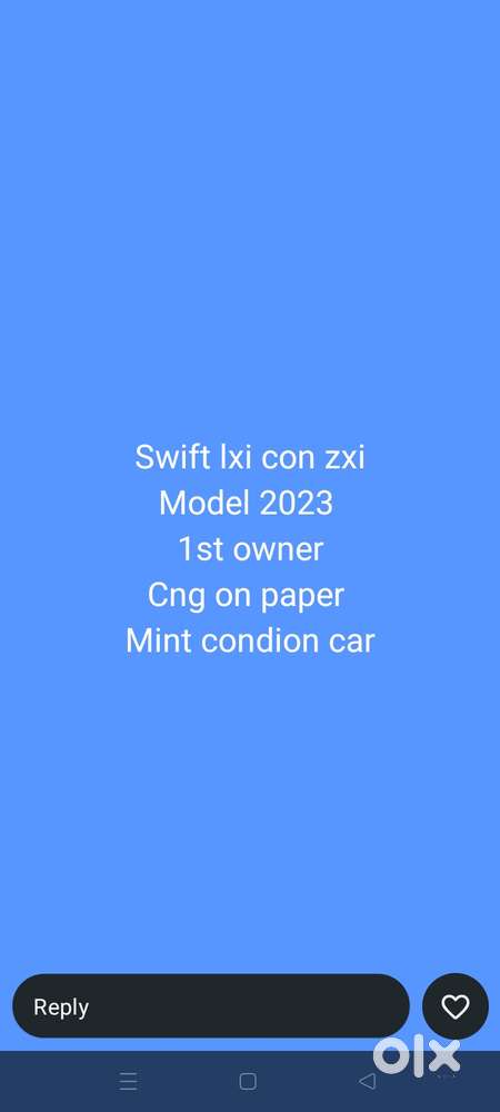 Maruti Suzuki Swift Lxi Optional-o, 2023, Petrol