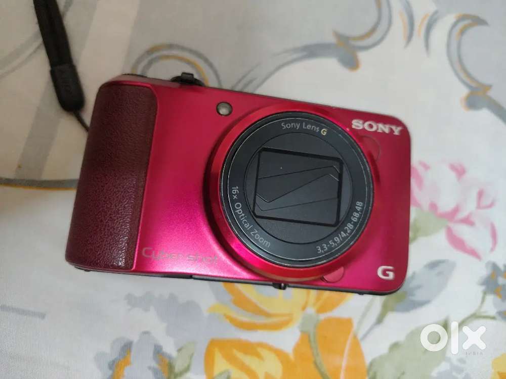 red Sony Cyber-shot DSC-HX10V compact digital camera - Cameras