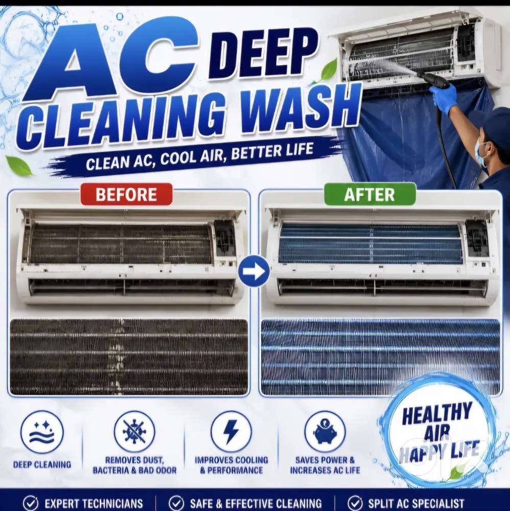 AC Foaming Wash Get Low Power bill