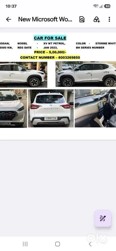 Nissan Magnite 1.0 Xv 2023