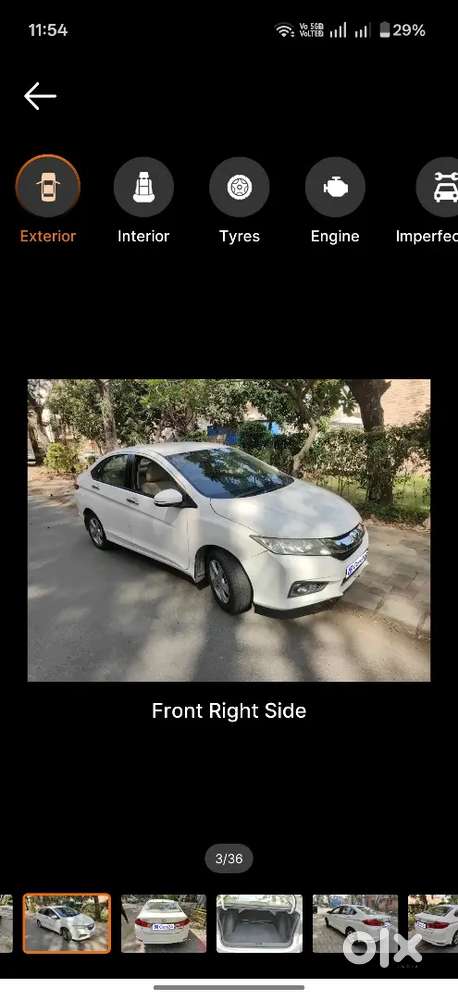 Mint Condition Honda City 2015 Model White Colour Car For Sale