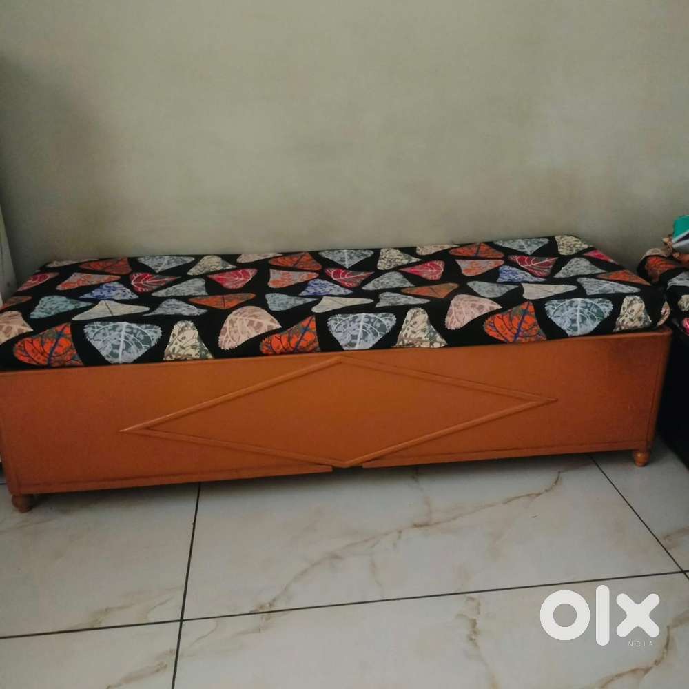 Small bed with matters
